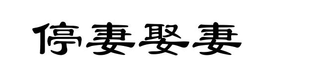 停妻娶妻
