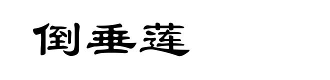 倒垂莲