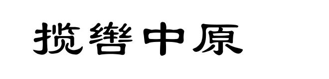 揽辔中原
