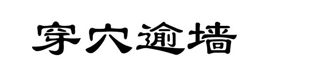 穿穴逾墙