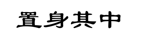 置身其中