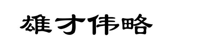 雄才伟略