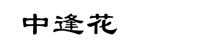 中逢花