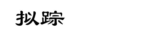 拟踪