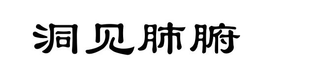 洞见肺腑