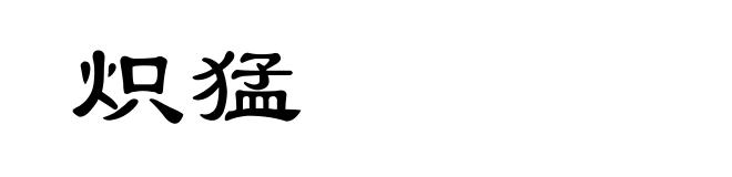 炽猛