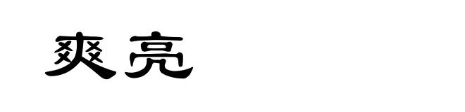 爽亮