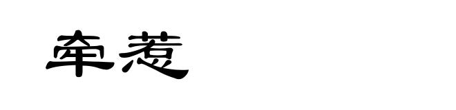 牵惹