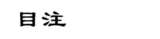 目注