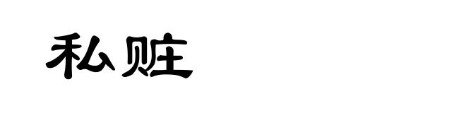 私赃