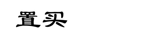 置买