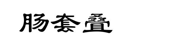 肠套叠