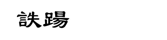 詄踼