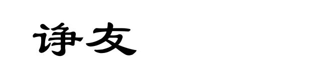 诤友