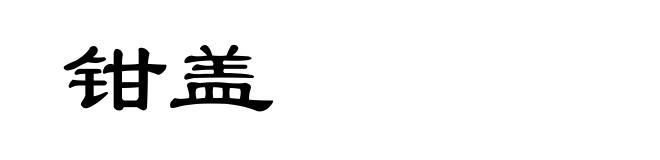 钳盖