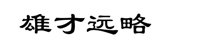 雄才远略