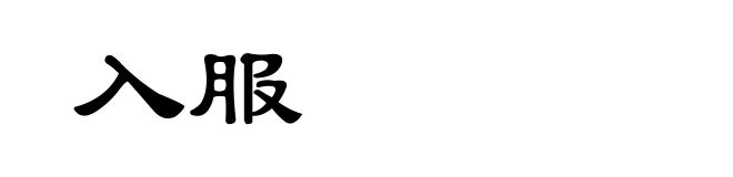 入服