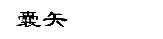 囊矢