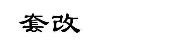 套改