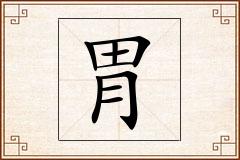 胃怎么写