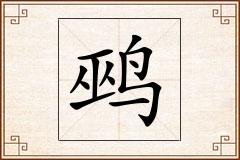 鹀怎么写