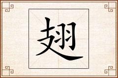 翅怎么写