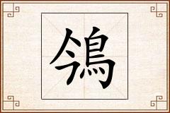 鳹怎么写