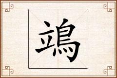 鴗怎么写
