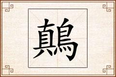 鷏怎么写