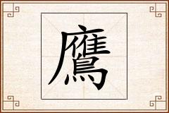 鷹怎么写