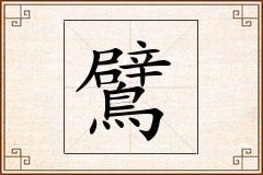 鷿怎么写