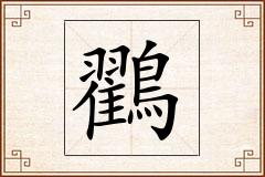 鸐怎么写