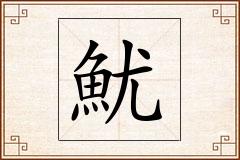 魷怎么写