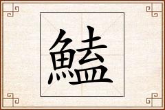 鰪怎么写