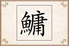 鱅怎么写