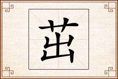 茁怎么写