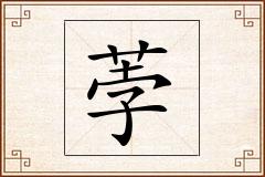 荸怎么写