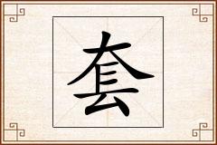 套怎么写