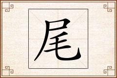 尾怎么写