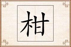 柑怎么写