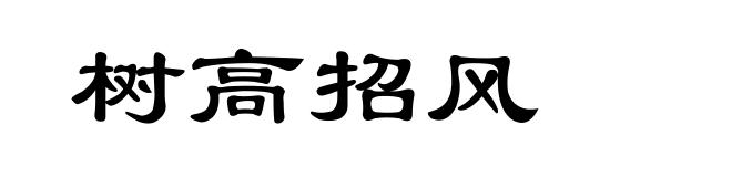 树高招风