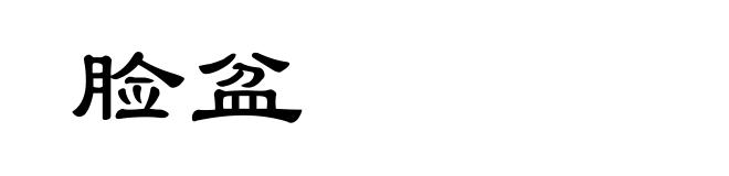 脸盆