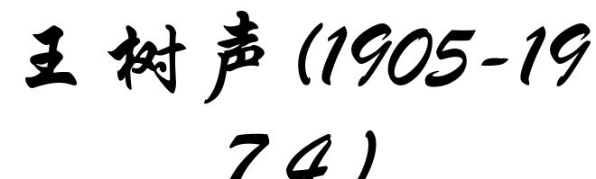 王树声(1905-1974)