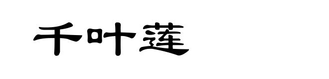 千叶莲