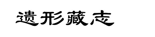 遗形藏志