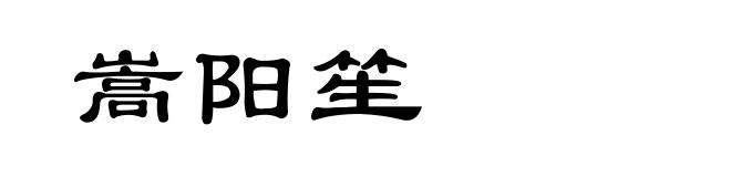 嵩阳笙