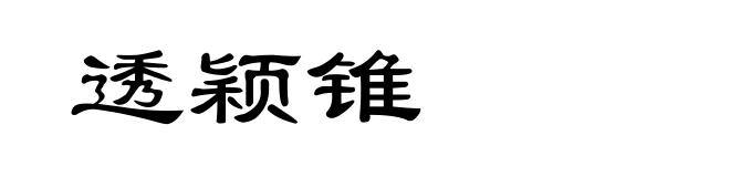 透颖锥