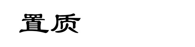 置质