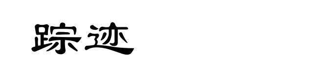 踪迹