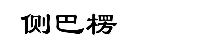 侧巴楞